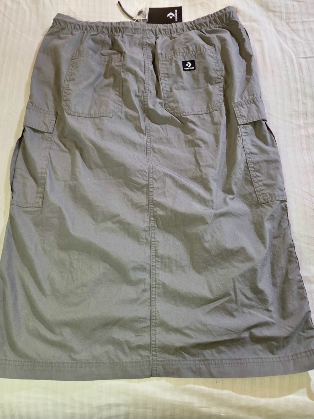 Converse Gray Midi Cargo Skirt - Picture 2 of 9